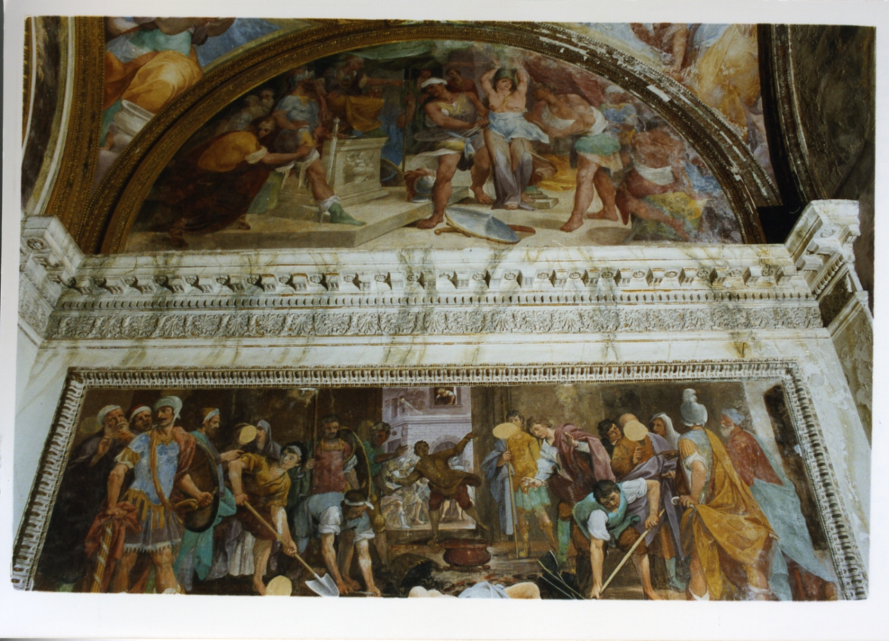 decorazione plastica, serie - bottega napoletana (fine/inizio secc. XVII/ XVIII)