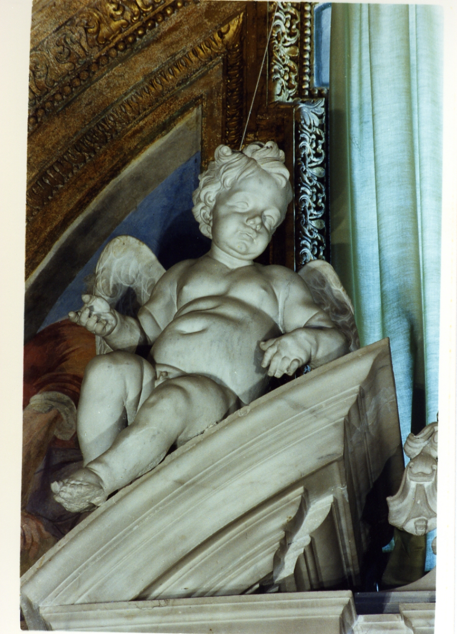 putto alato (scultura) di Vaccaro Lorenzo (sec. XVIII)