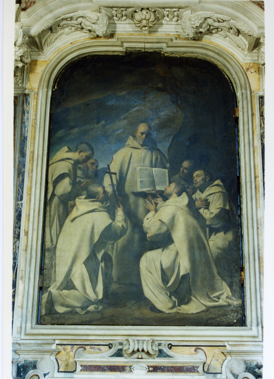 San Bruno consegna la regola (dipinto) di Stanzione Massimo (sec. XVII)