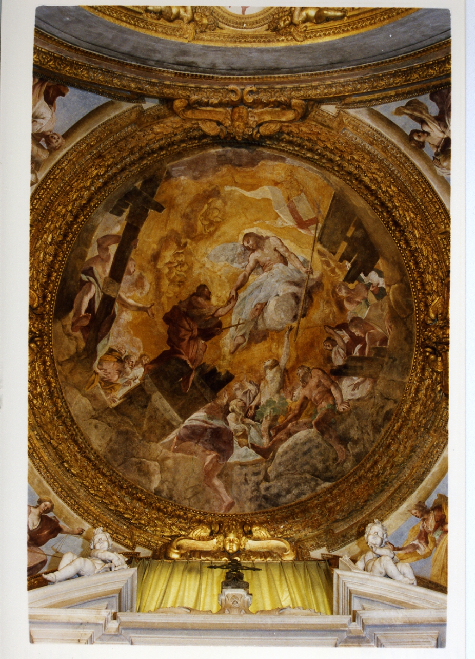 morte e ascensione di San Giovanni Evangelista (dipinto) di Stanzione Massimo (sec. XVII)