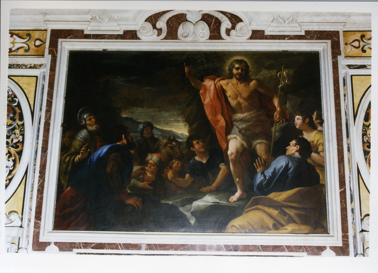 San Giovanni Battista indica Cristo come l'Agnello di Dio (dipinto) di De Matteis Paolo (sec. XVIII)