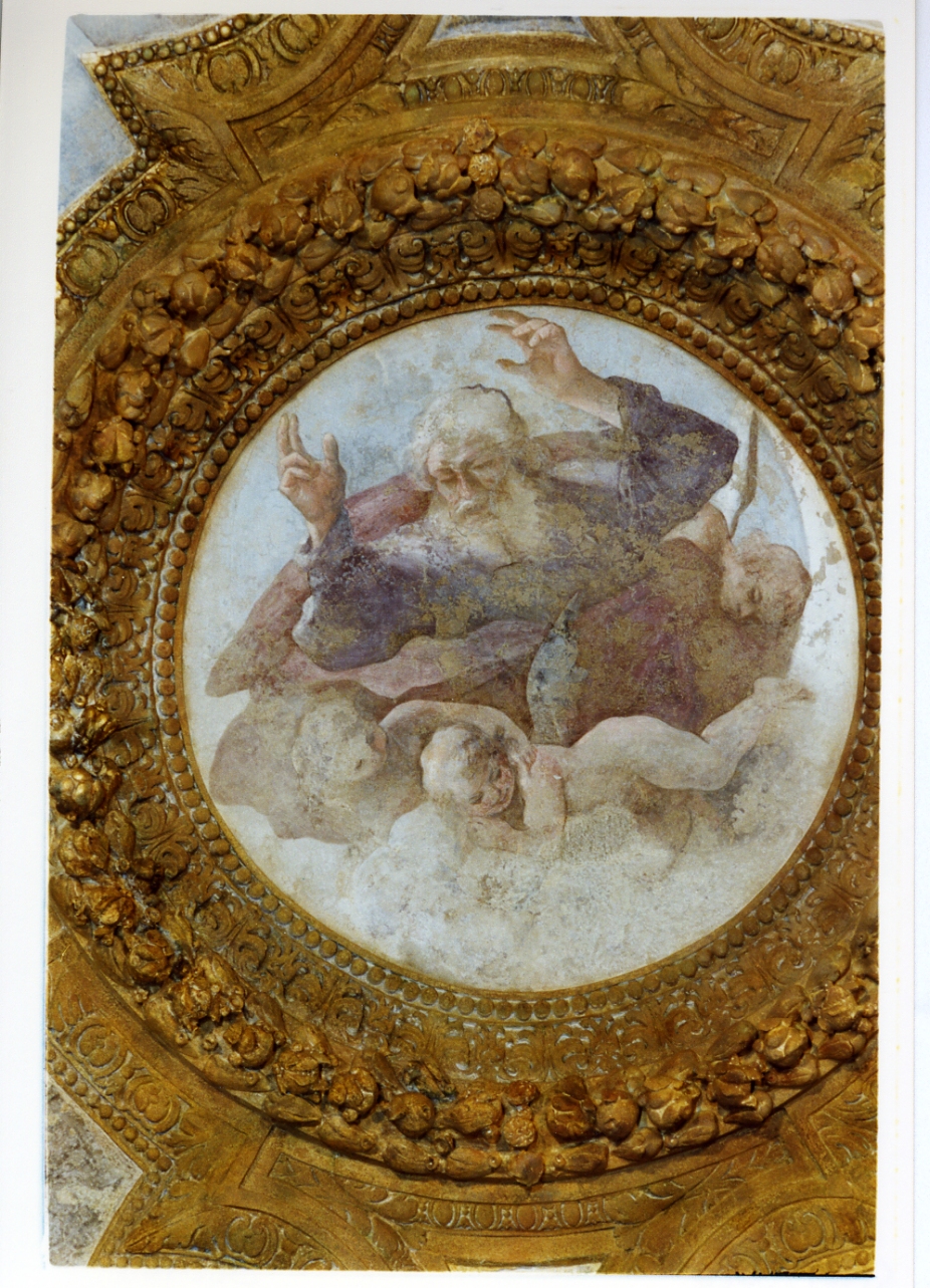 Dio Padre benedicente (dipinto) di Corenzio Belisario (sec. XVII)
