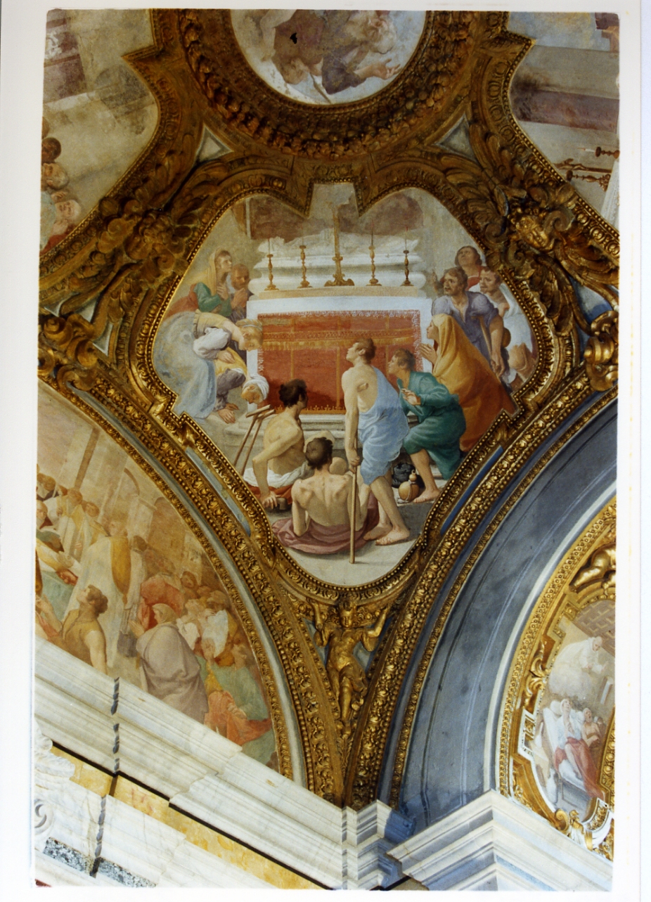 putti alati (cornice, serie) di Fanzago Cosimo (sec. XVII)