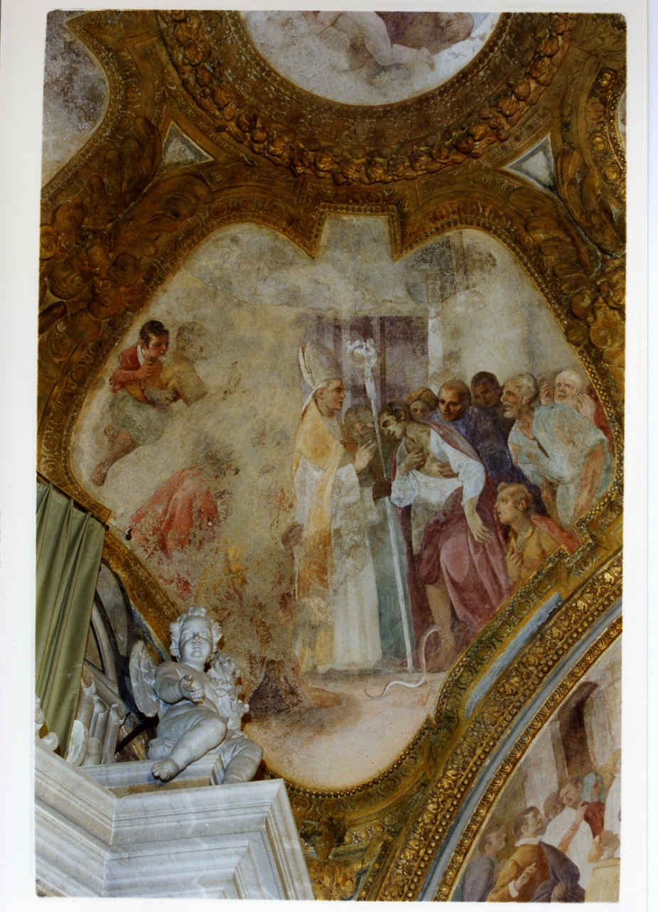 miracolo di Sant'Ugone (dipinto) di Corenzio Belisario (sec. XVII)