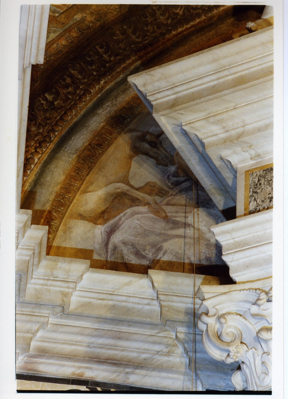 figura allegorica femminile (dipinto) di Corenzio Belisario (sec. XVII)