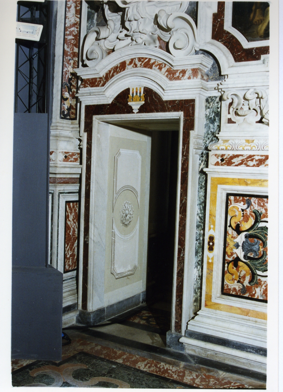 mostra di porta, serie - bottega napoletana (sec. XVII)