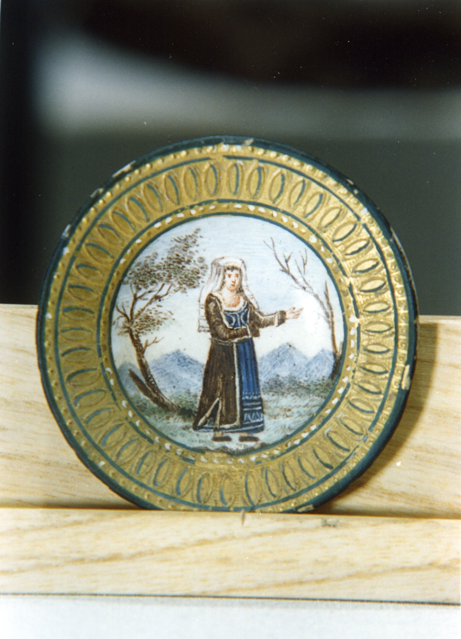 piattino - manifattura Giustiniani (inizio sec. XIX)