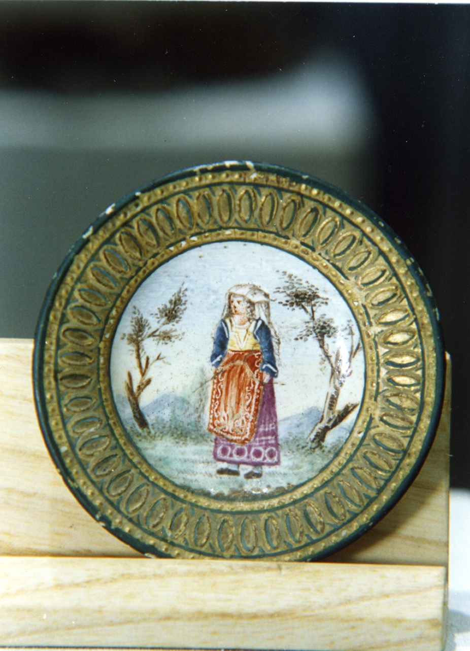 piattino - manifattura Giustiniani (inizio sec. XIX)