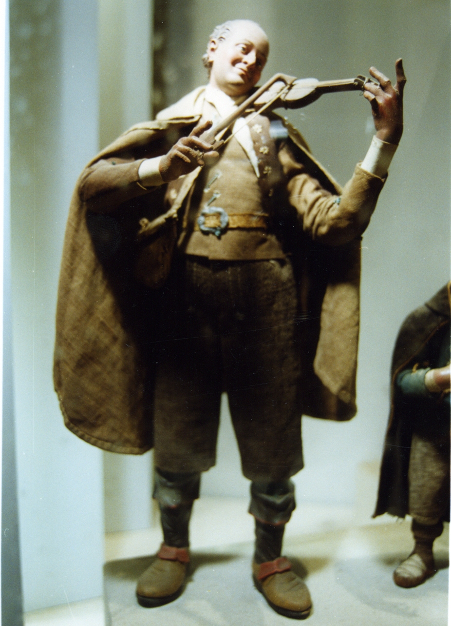 figura maschile (statuetta di presepio) - bottega napoletana (secc. XVIII/ XIX)