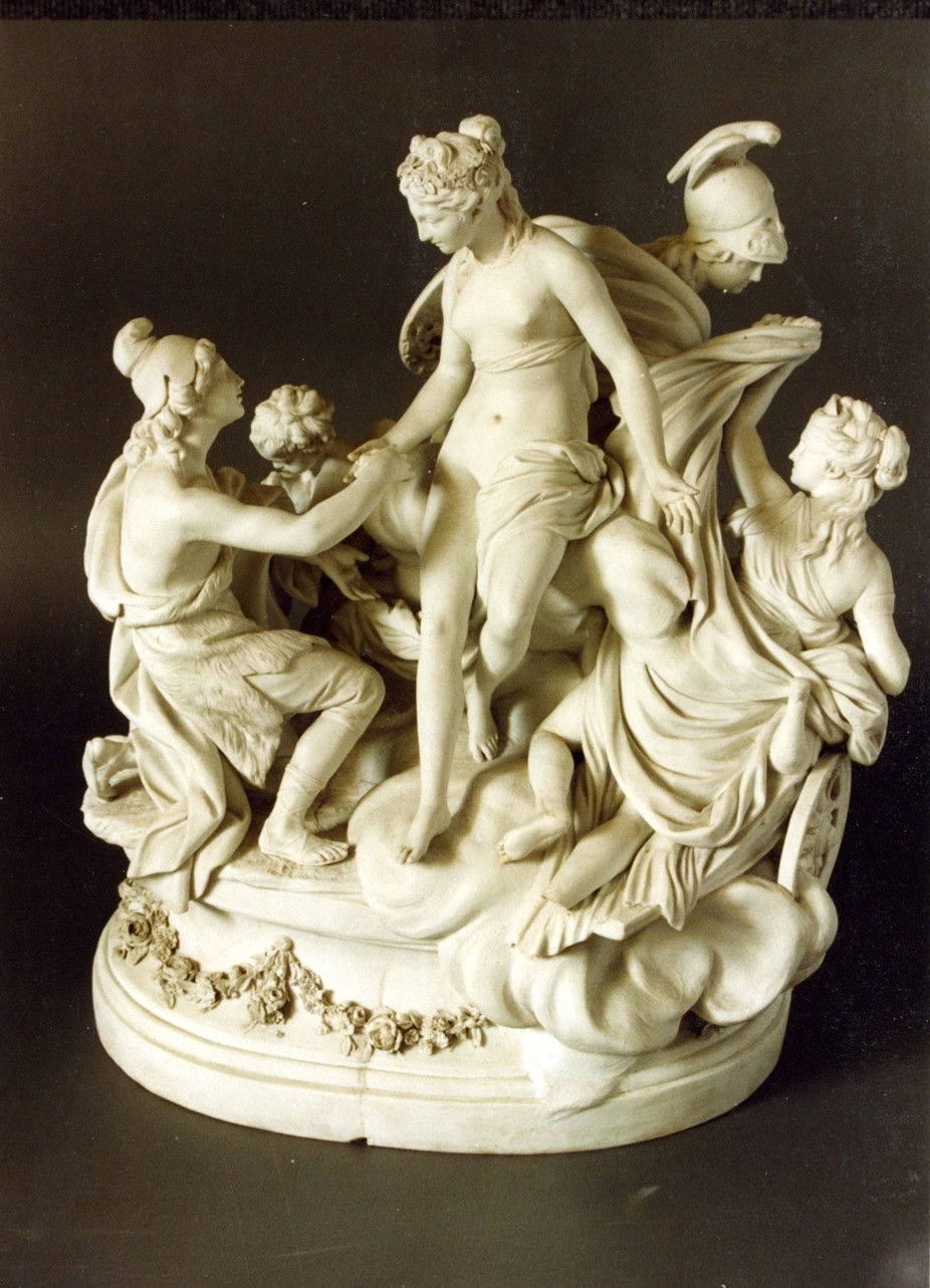 Giudizio di Paride (gruppo scultoreo) - Real Fabbrica di Napoli (sec. XIX)
