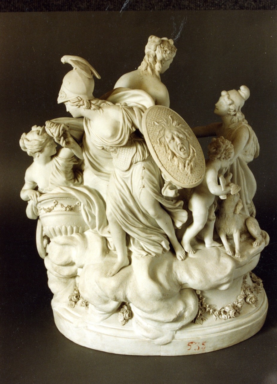 Giudizio di Paride (gruppo scultoreo) - Real Fabbrica di Napoli (sec. XIX)