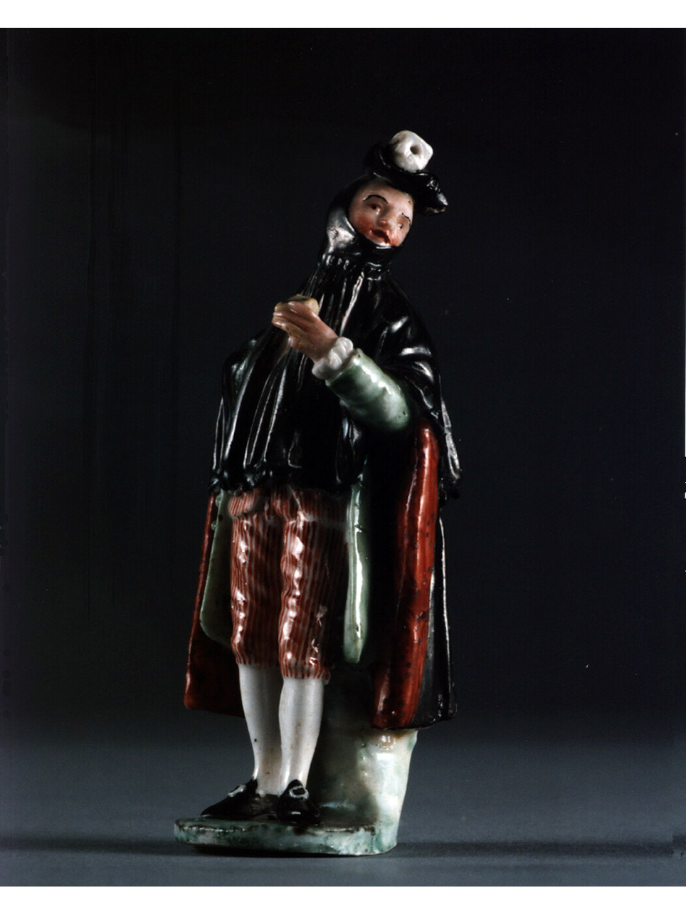 figura maschile (statuetta) di Cozzi Geminiano (attribuito) (sec. XVIII)