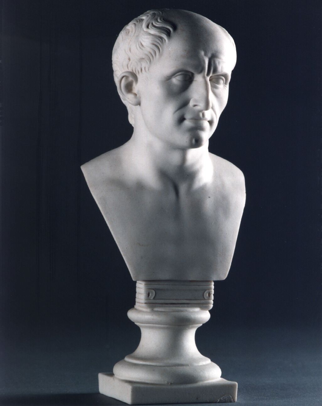 busto ritratto d'uomo (busto) - manifattura napoletana (secc. XVIII/ XIX)