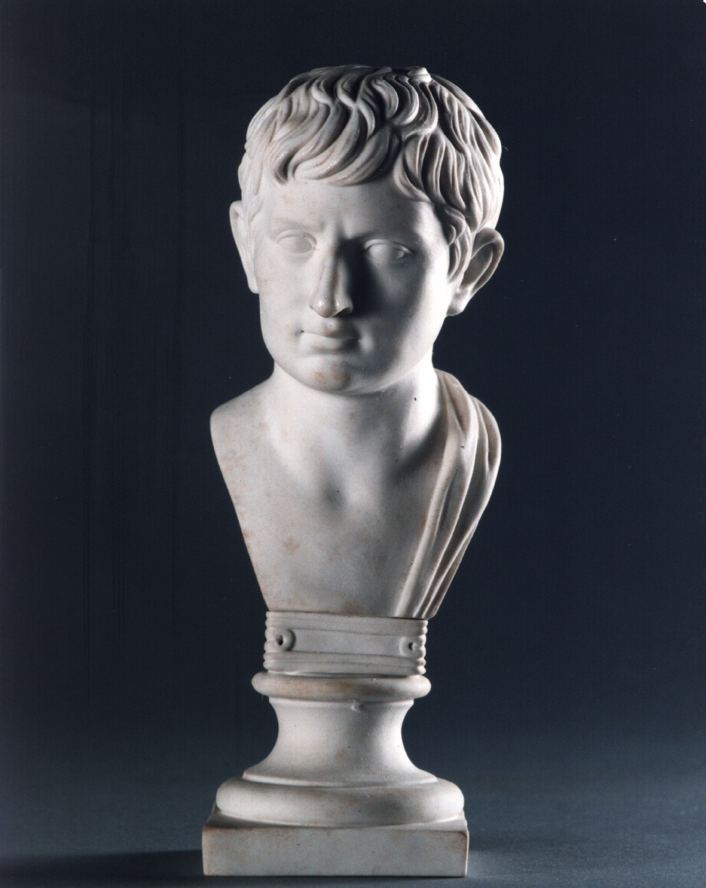 busto ritratto d'uomo (busto) - manifattura napoletana (secc. XVIII/ XIX)