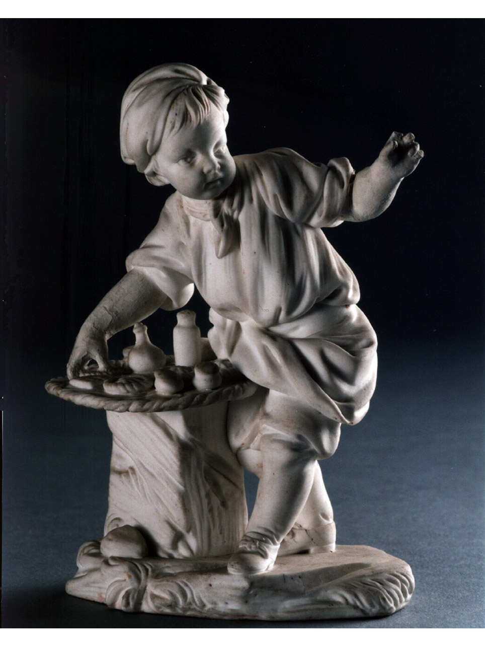 giovane (statuetta) di Falconet Etienne Maurice - manifattura di Sèvres (sec. XVIII)