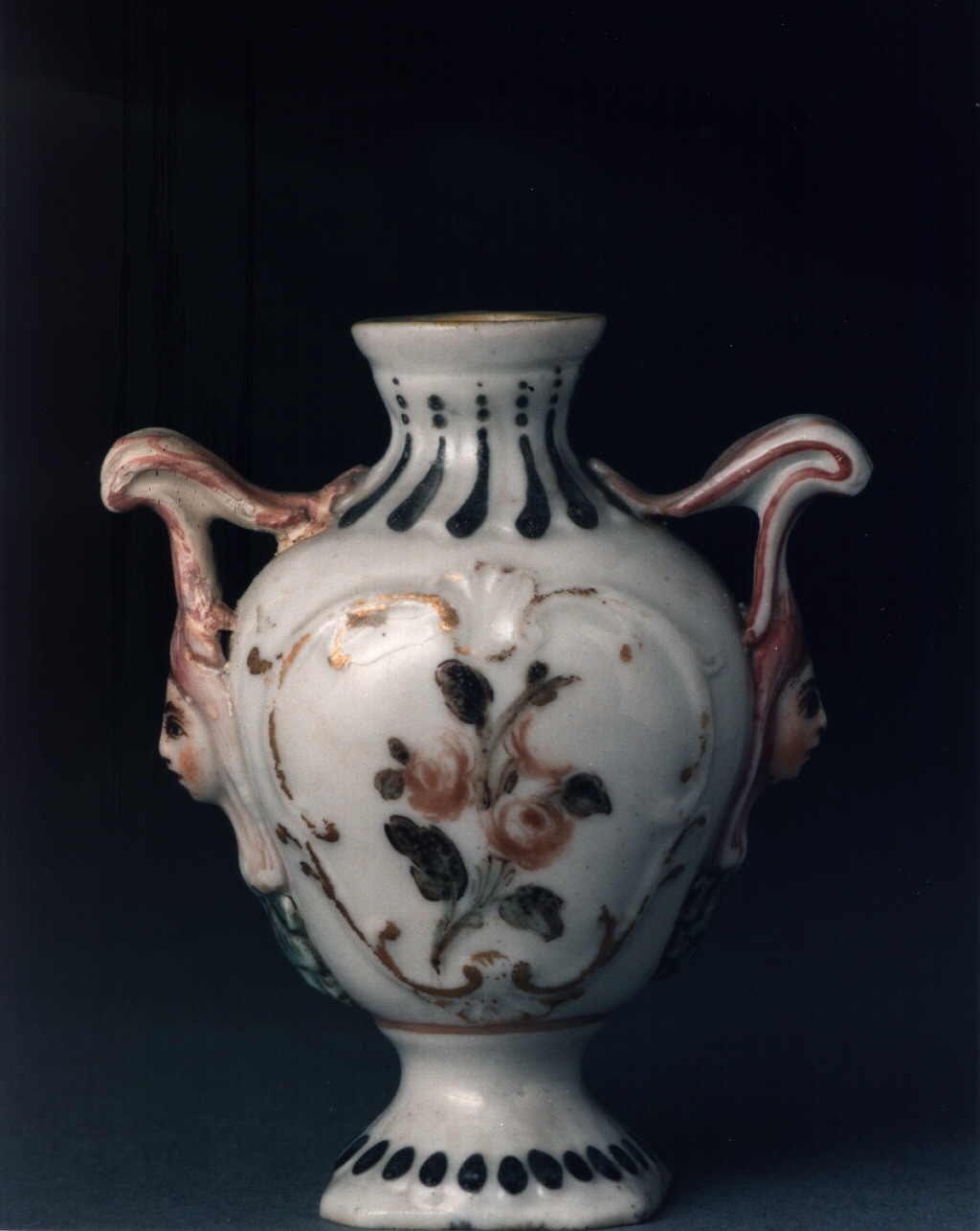 motivi decorativi floreali (vasetto - biansato) - manifattura di Doccia (sec. XVIII)