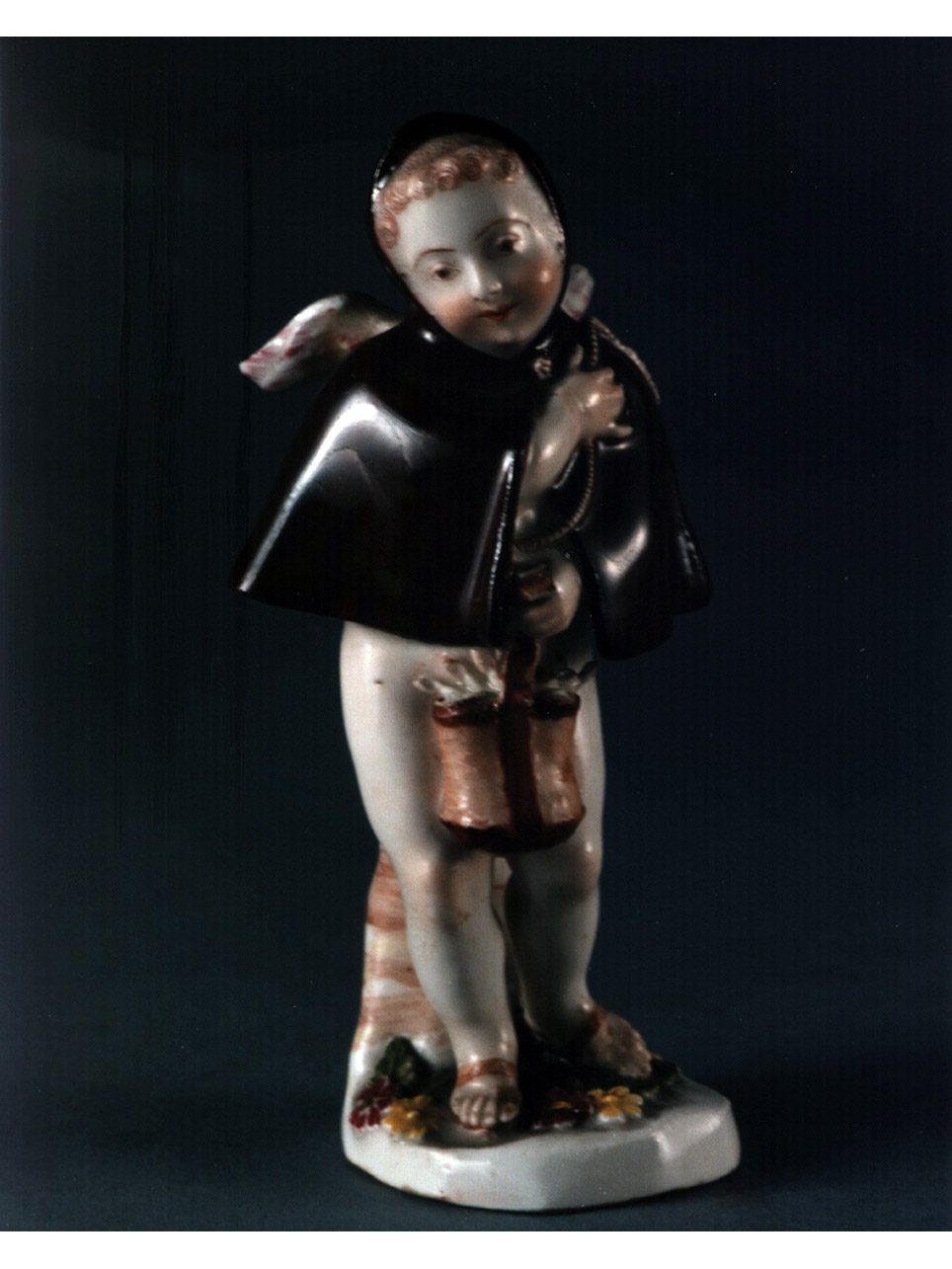 putto alato (statuetta) - manifattura viennese (sec. XVIII)