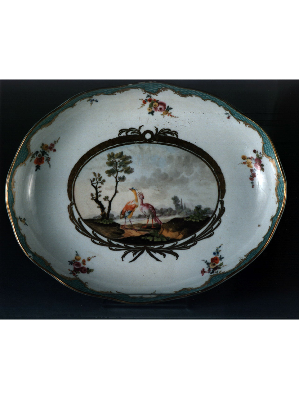 paesaggio con animali (piatto) - manifattura di Meissen (sec. XVIII)