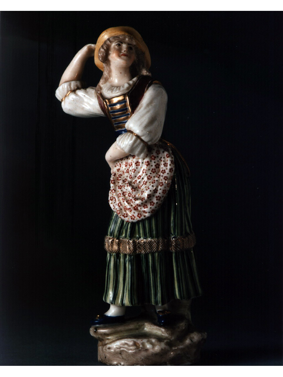 figura femminile (statuetta) - manifattura tedesca (seconda metà sec. XVIII)