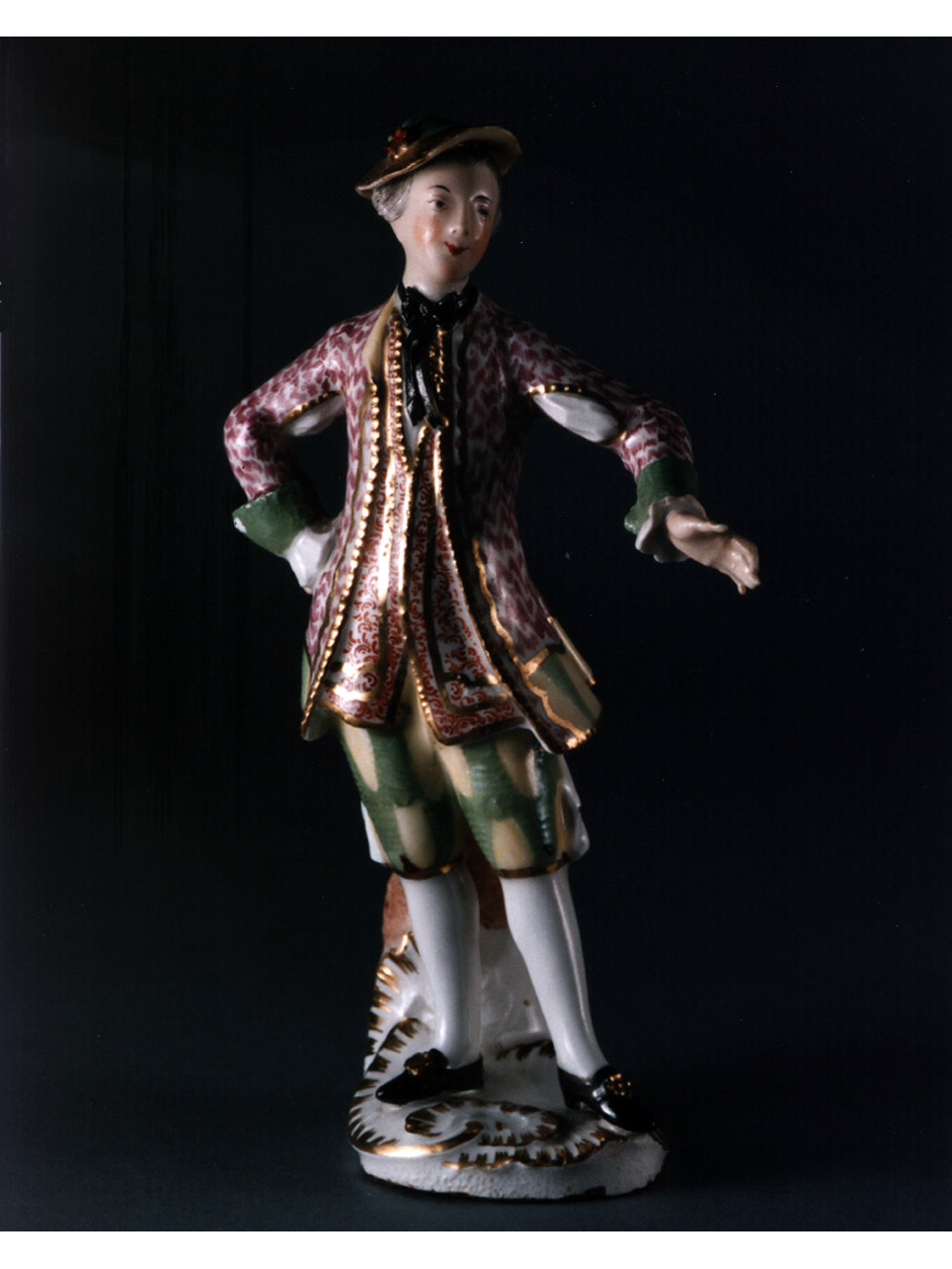 figura maschile (statuetta) - manifattura viennese (sec. XVIII)