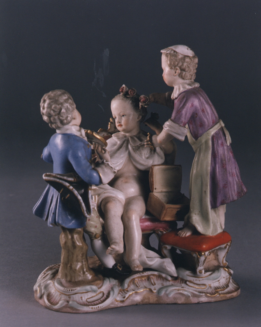 Vanitas (scultura miniaturistica) di Punct Carl Christoph (sec. XVIII)