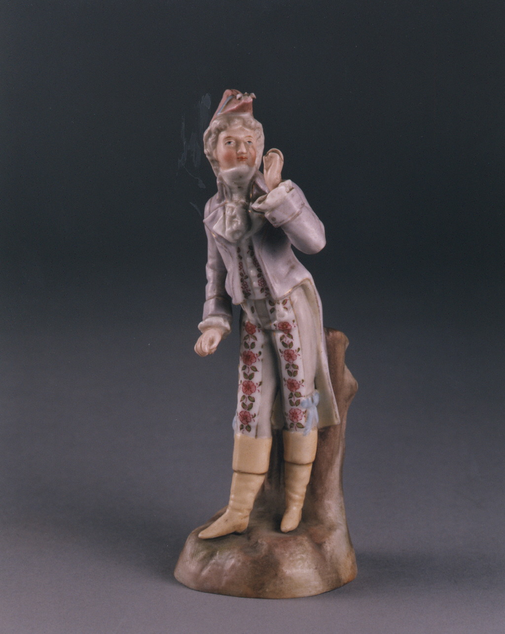 figura maschile (statuetta) - manifattura tedesca (ultimo quarto sec. XVIII)