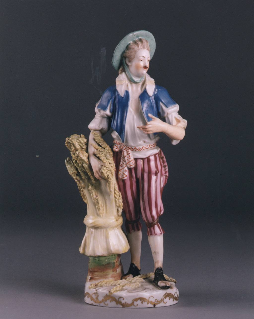 figura maschile (statuetta) - manifattura austriaca (seconda metà sec. XVIII)