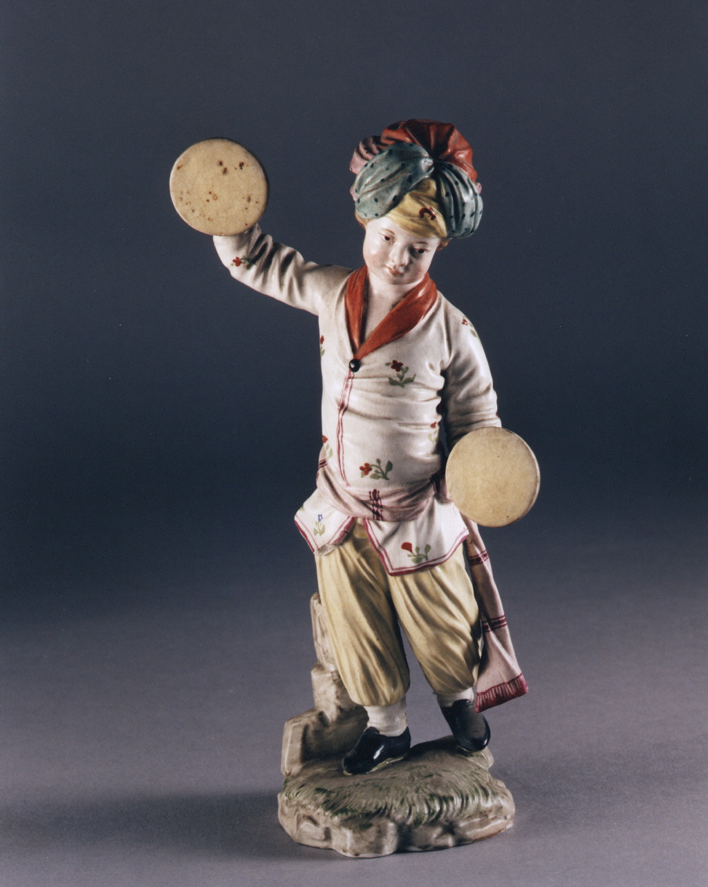 figura maschile (statuetta) - manifattura di Damm (sec. XIX)