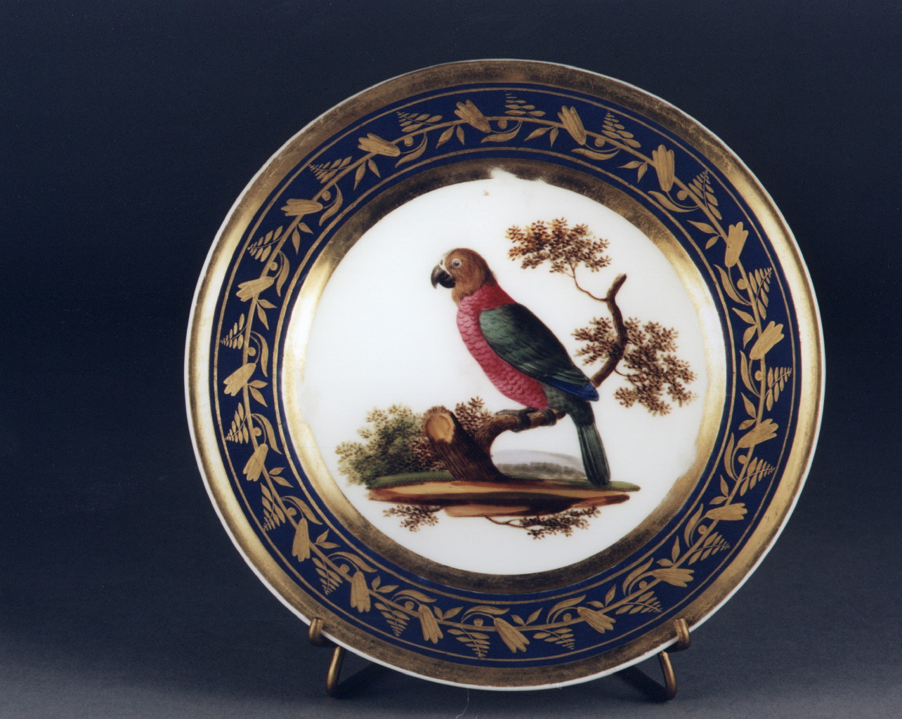 animali (piatto) - manifattura francese (sec. XIX)