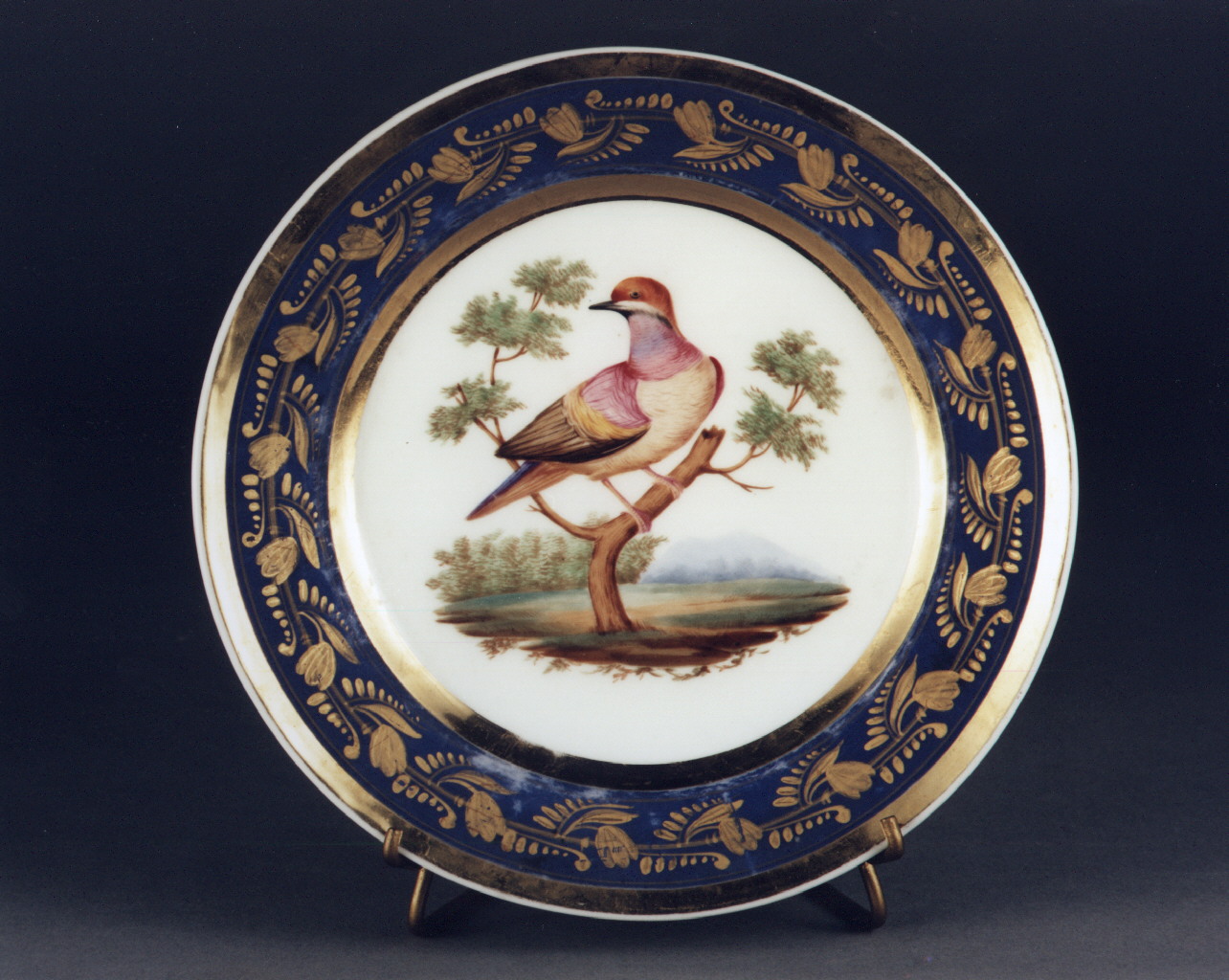 animali (piatto) - manifattura francese (sec. XIX)