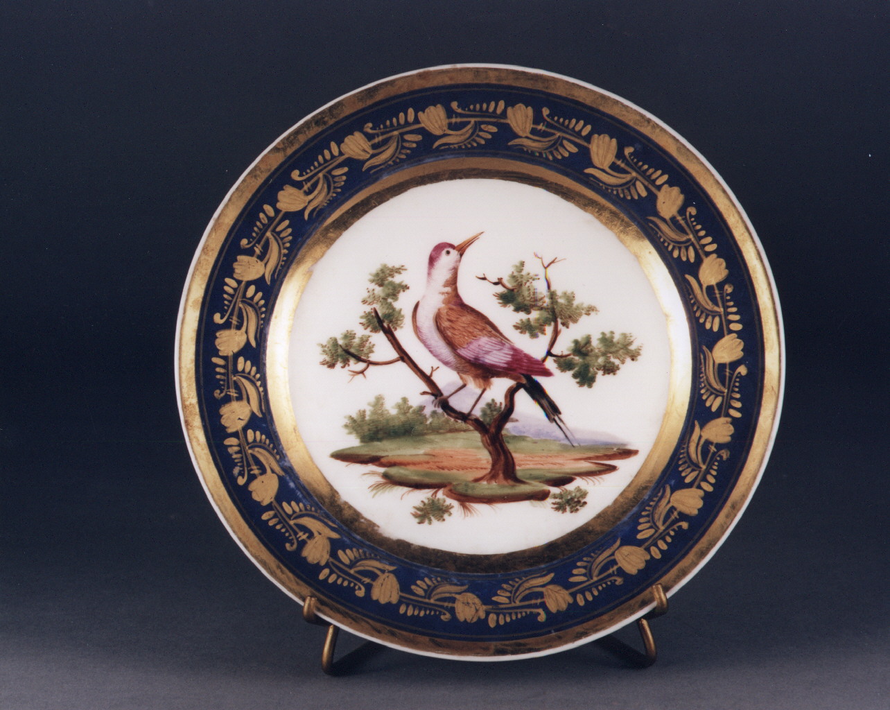 animali (piatto) - manifattura francese (sec. XIX)