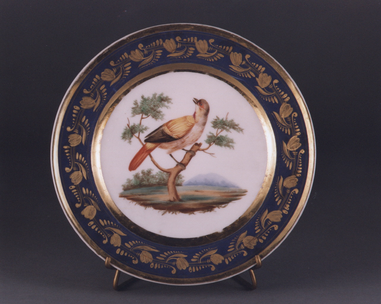 animali (piatto) - manifattura francese (sec. XIX)