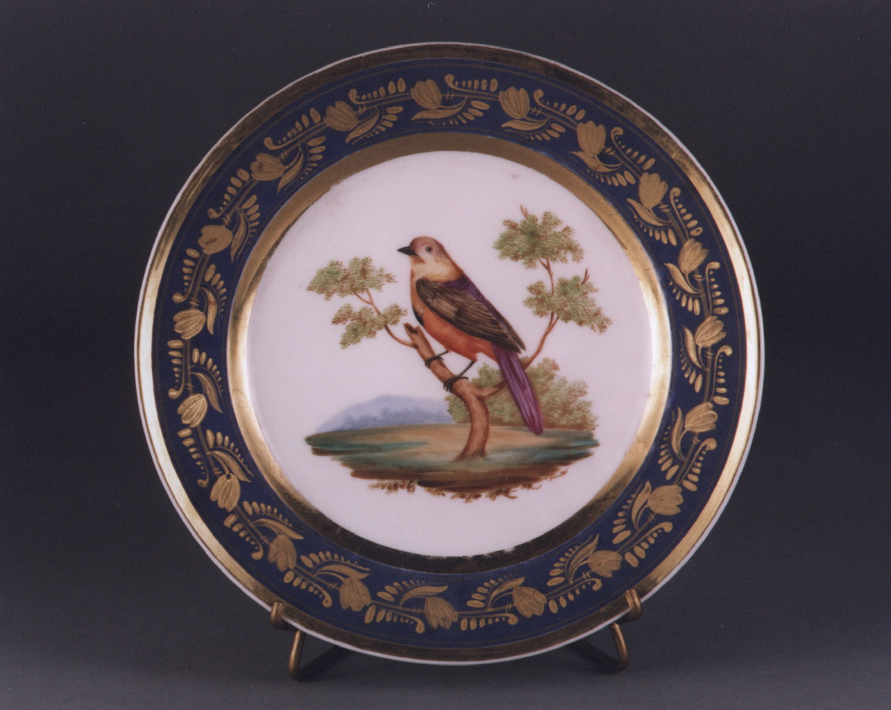 animali (piatto) - manifattura francese (sec. XIX)