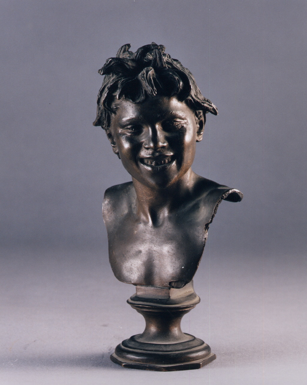 L'acquaiolo, busto di bambino (scultura miniaturistica) di Gemito Vincenzo (sec. XIX)