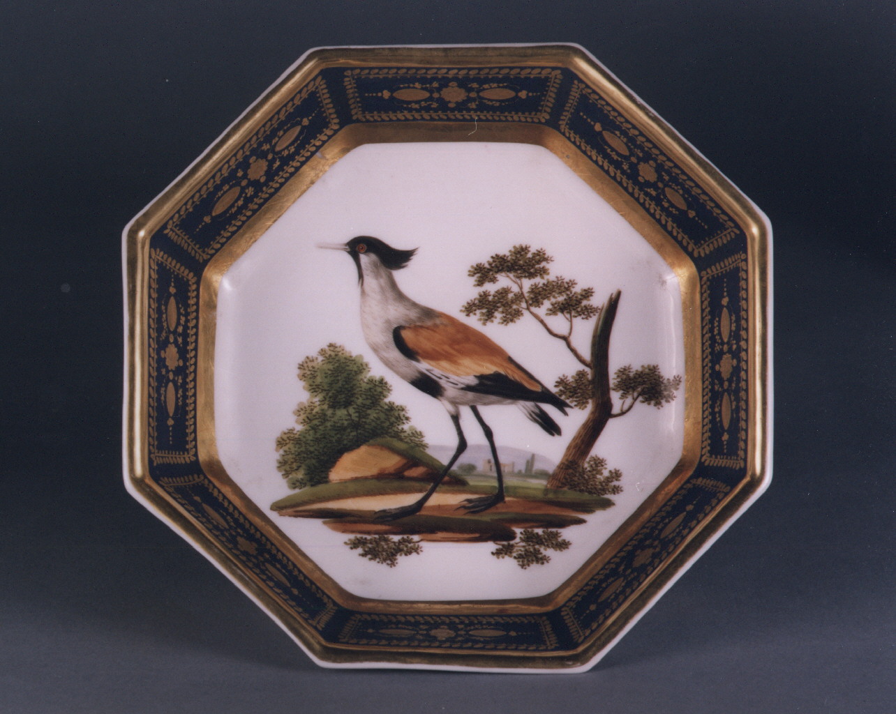 motivi decorativi floreali (coppa) - manifattura francese (sec. XIX)