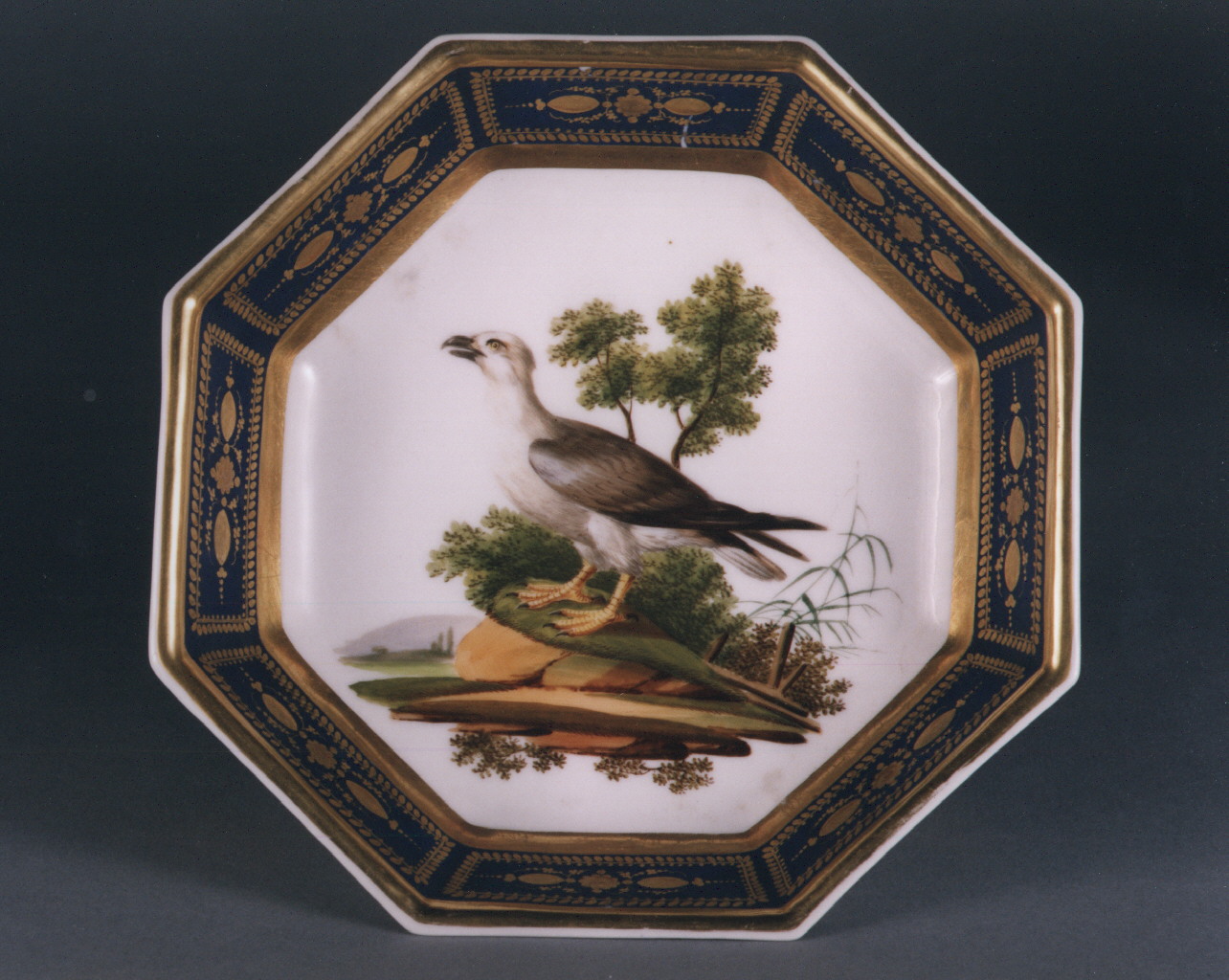 motivi decorativi floreali (coppa) - manifattura francese (sec. XIX)