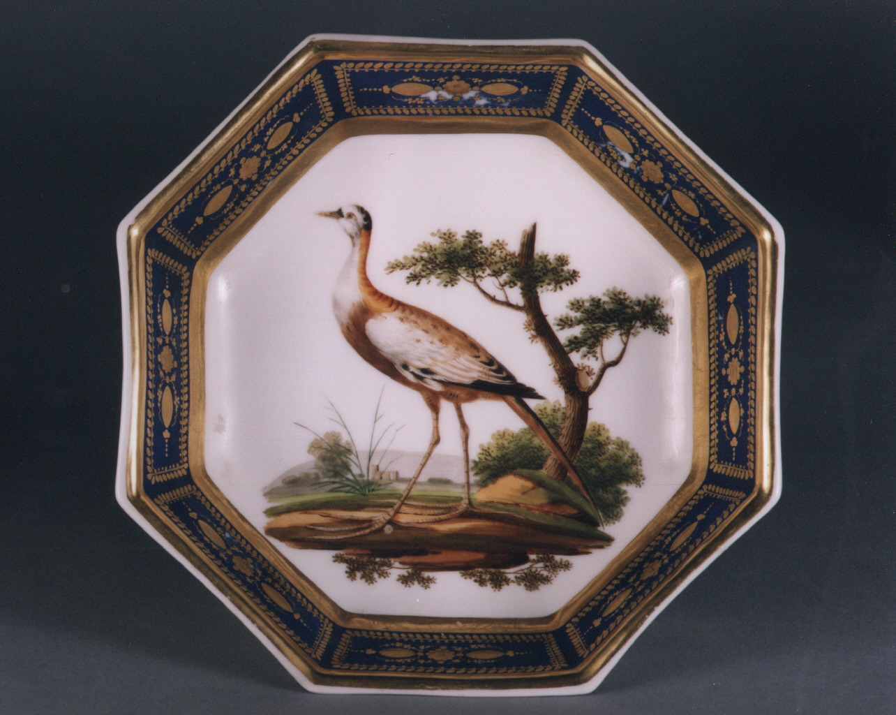 motivi decorativi floreali (coppa) - manifattura francese (sec. XIX)