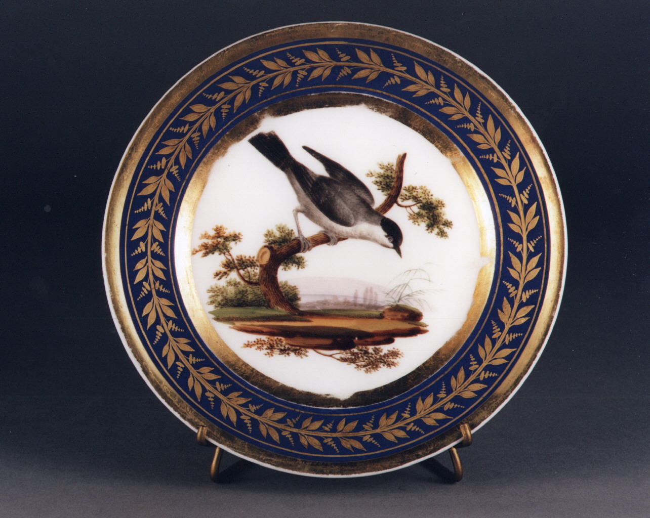 animali (piatto) - manifattura francese (sec. XIX)