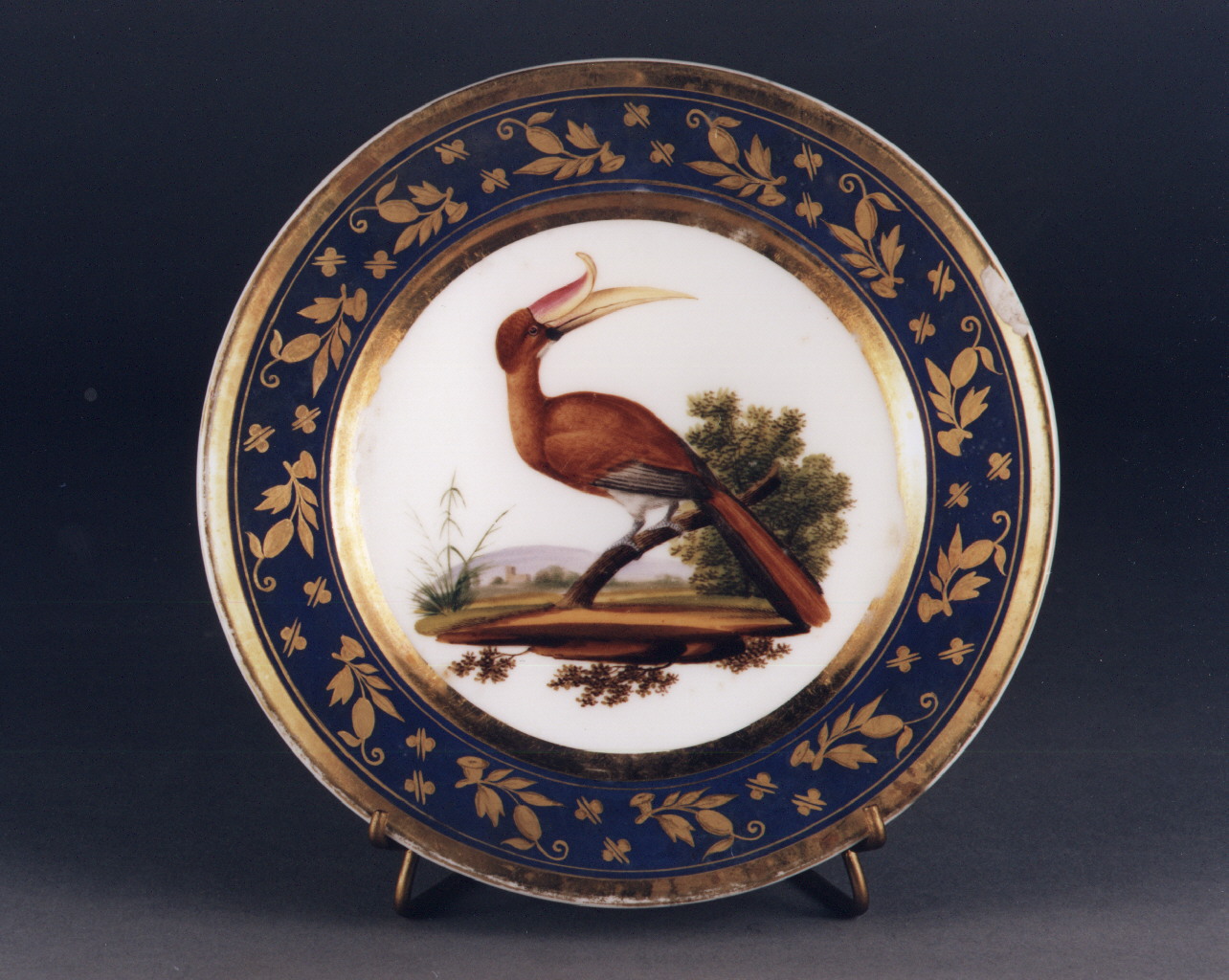 animali (piatto) - manifattura francese (sec. XIX)