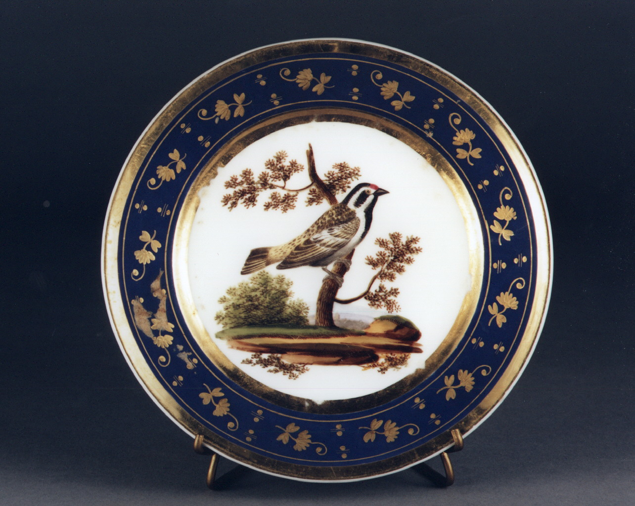 animali (piatto) - manifattura francese (sec. XIX)