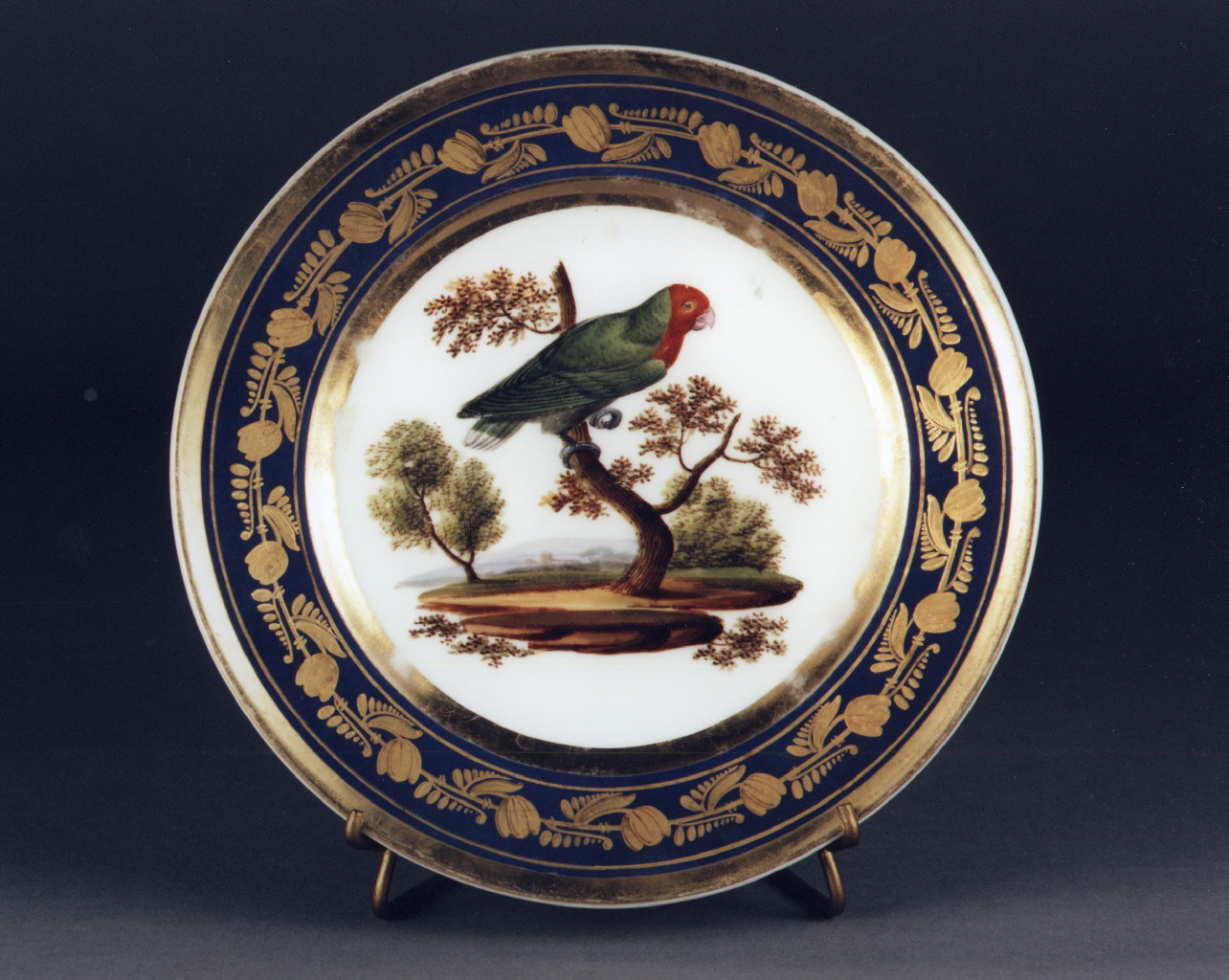 animali (piatto) - manifattura francese (sec. XIX)