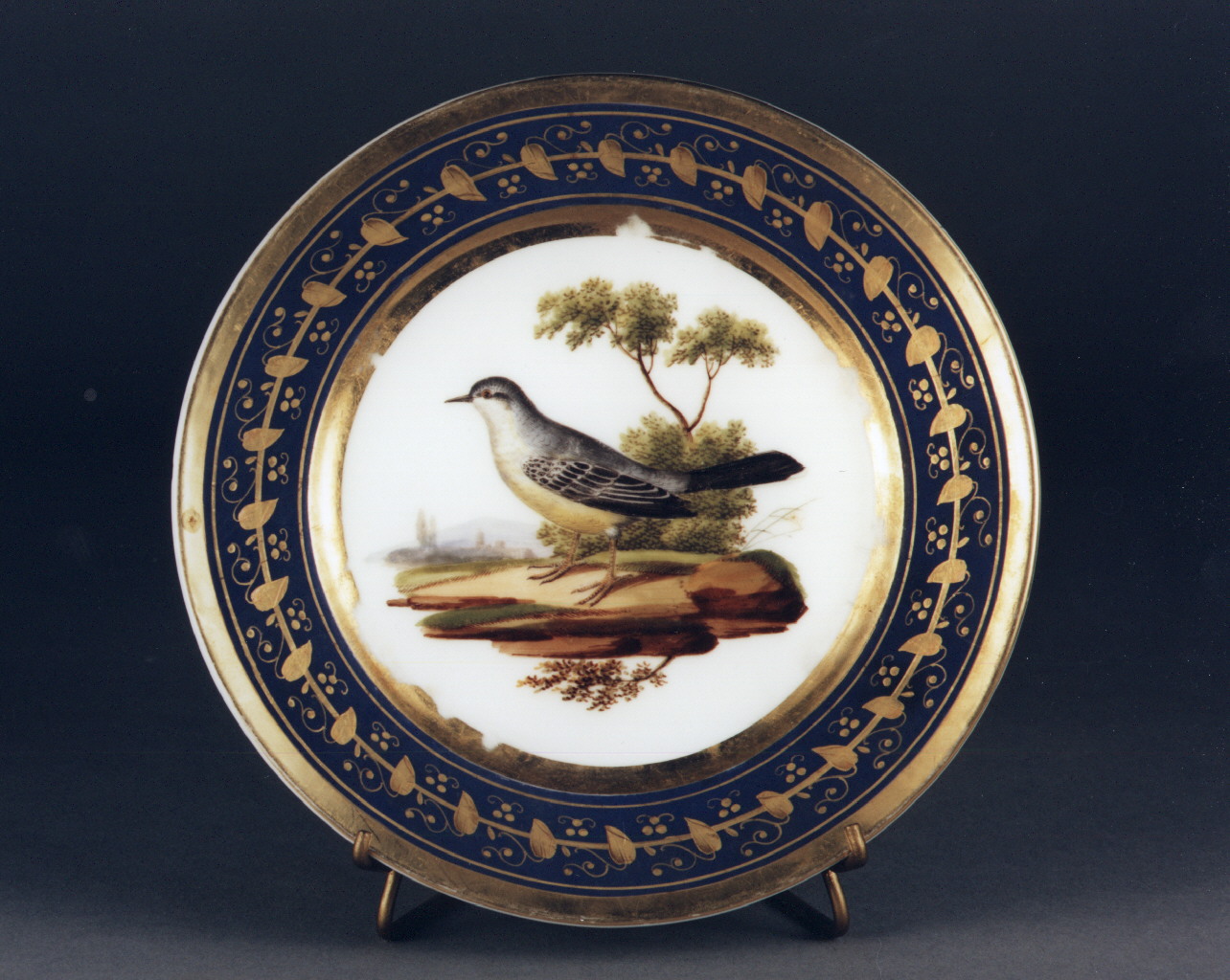 animali (piatto) - manifattura francese (sec. XIX)