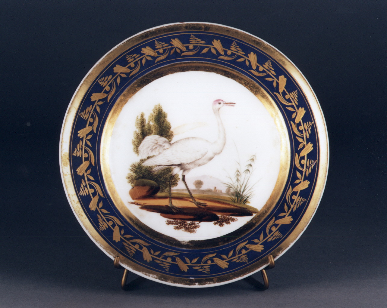 animali (piatto) - manifattura francese (sec. XIX)
