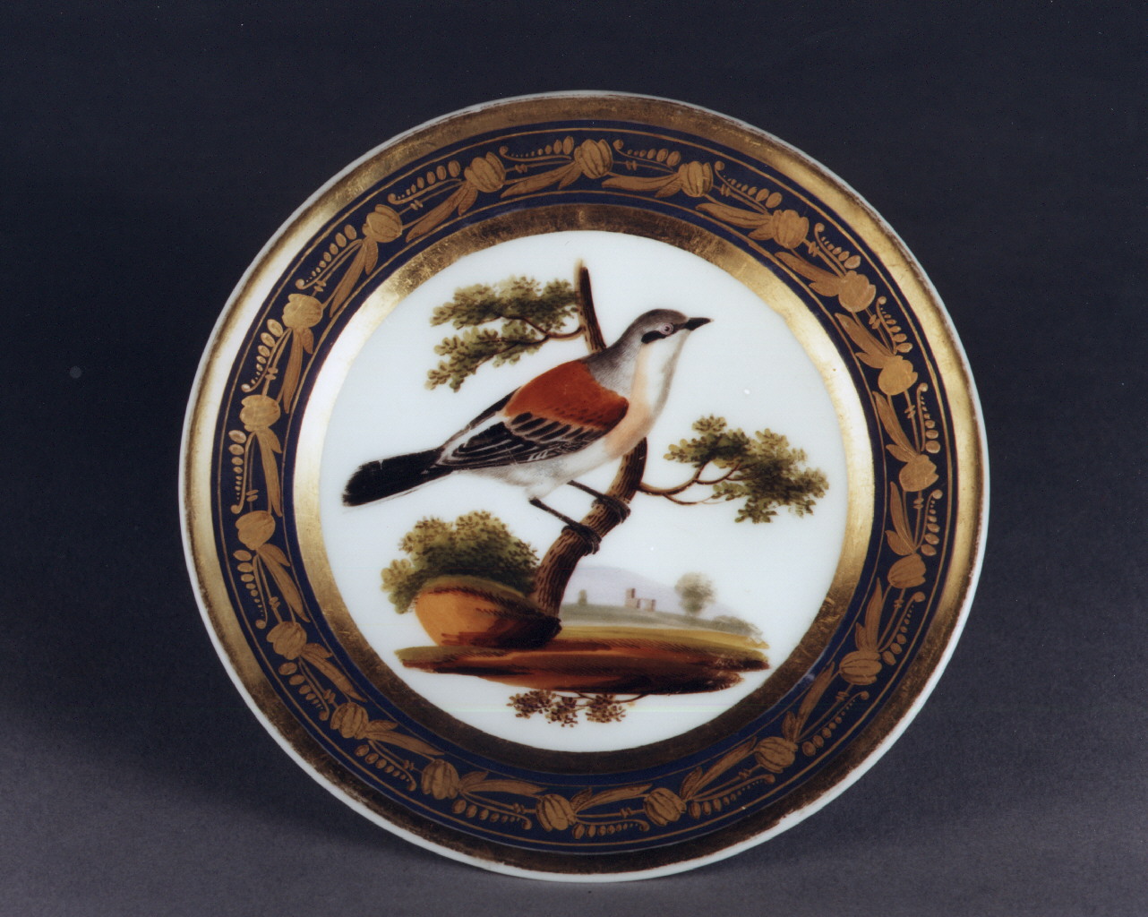 animali (piattino) - manifattura francese (sec. XIX)