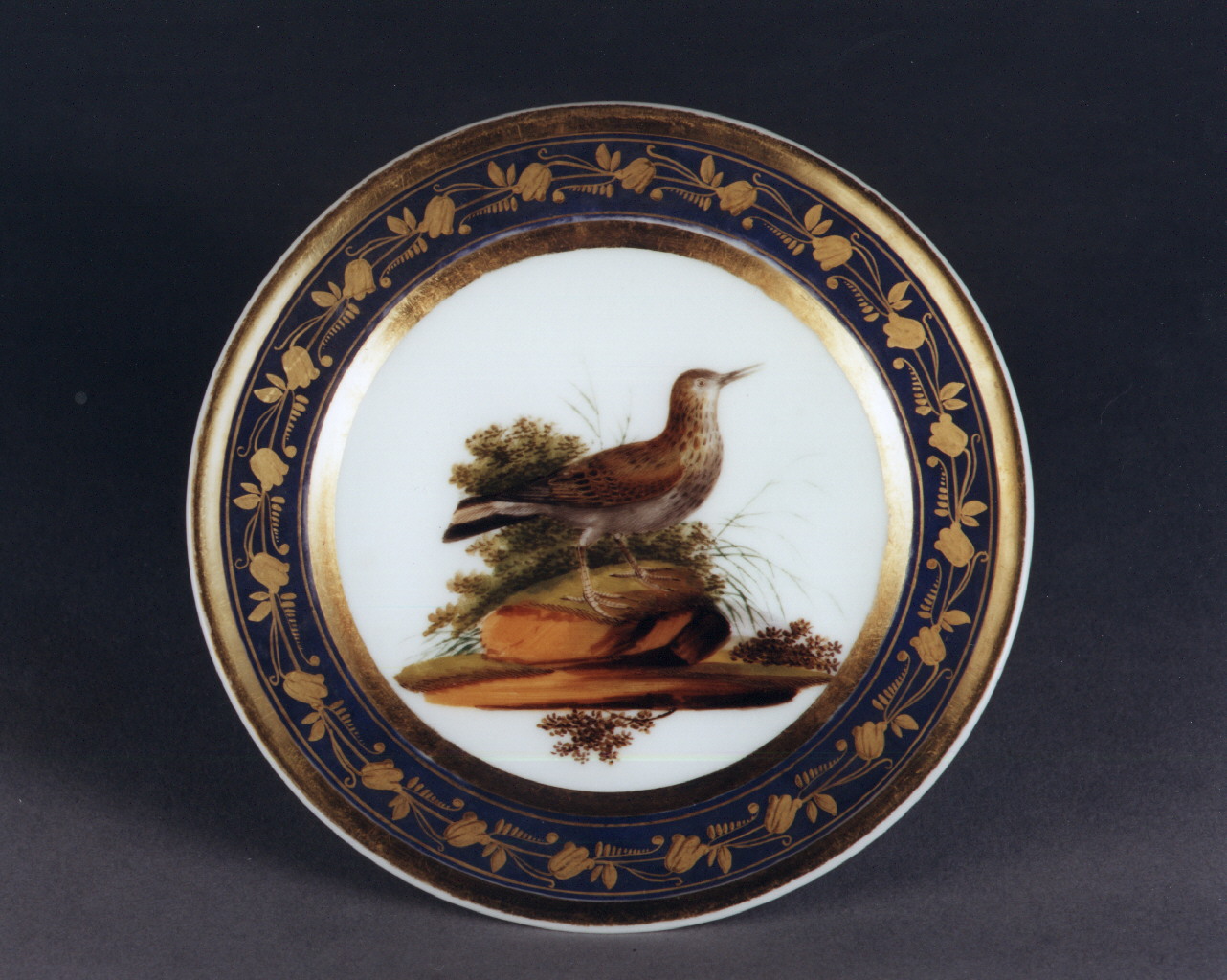 animali (piattino) - manifattura francese (sec. XIX)