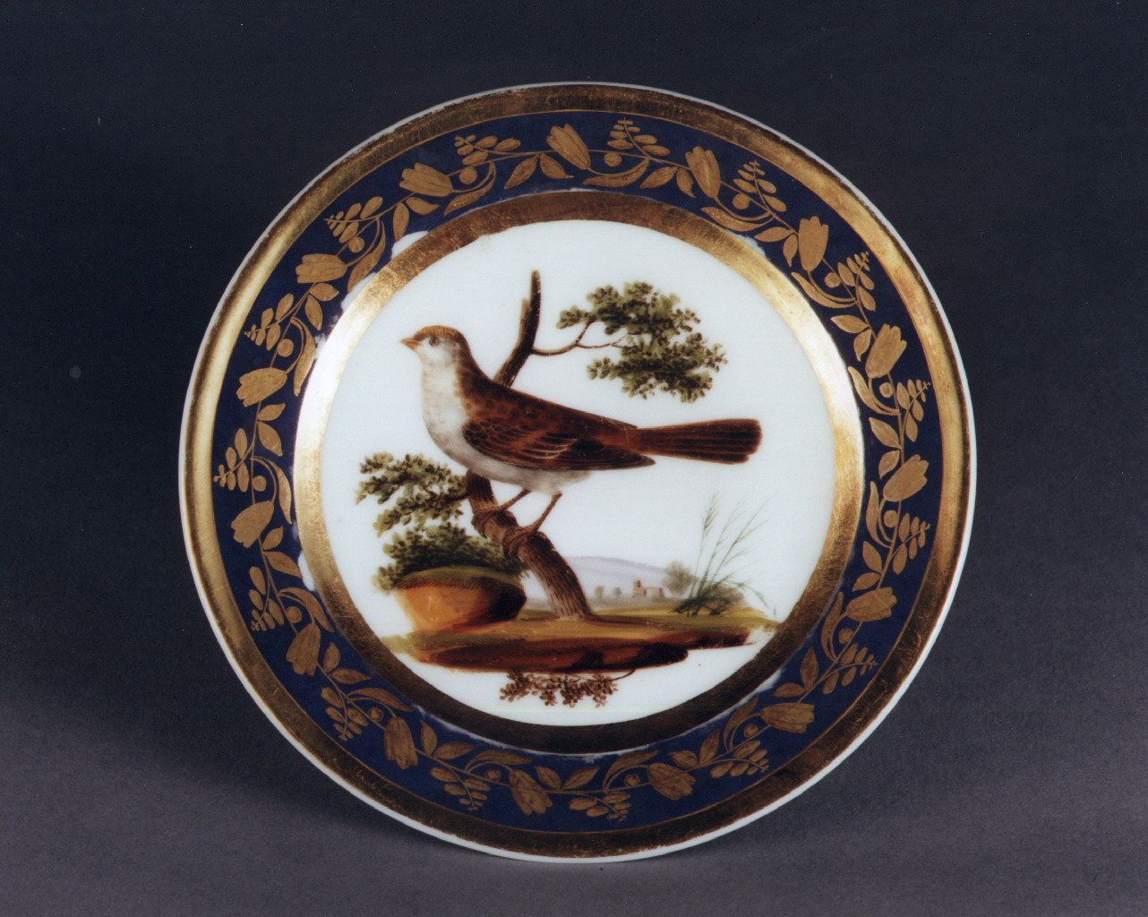 animali (piattino) - manifattura francese (sec. XIX)