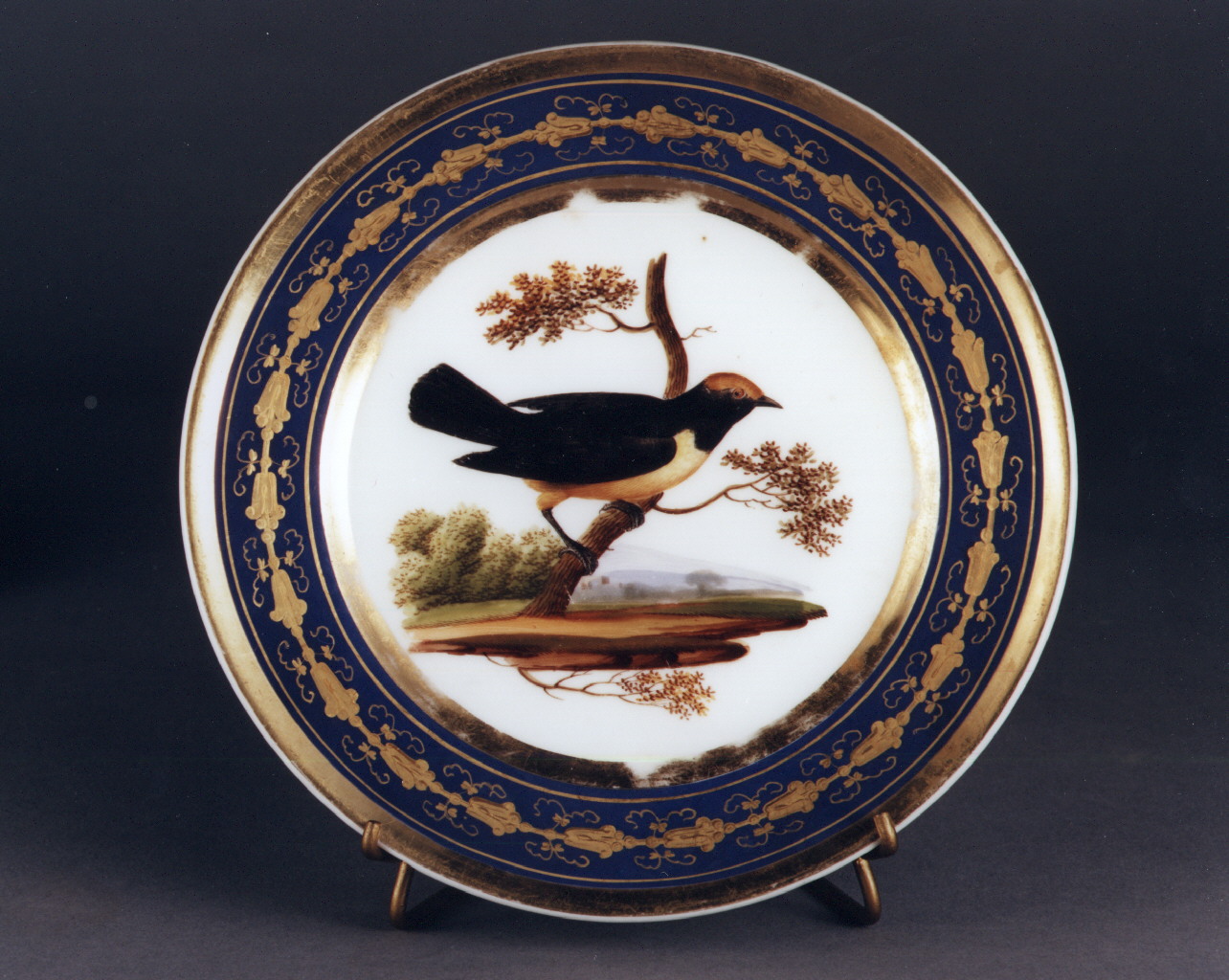 animali (piatto) - manifattura francese (sec. XIX)