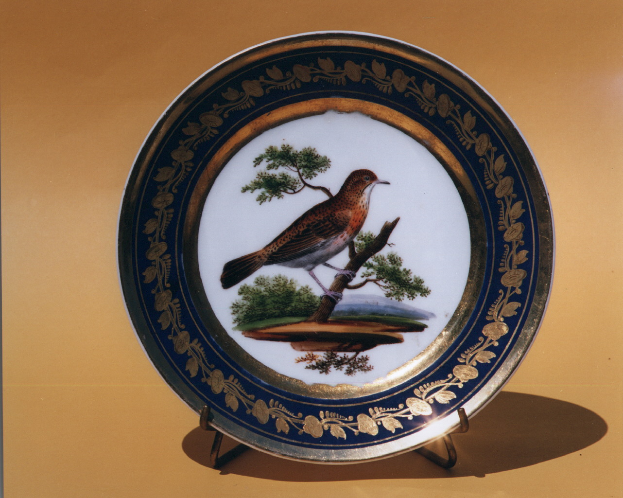 animali (piatto) - manifattura francese (sec. XIX)