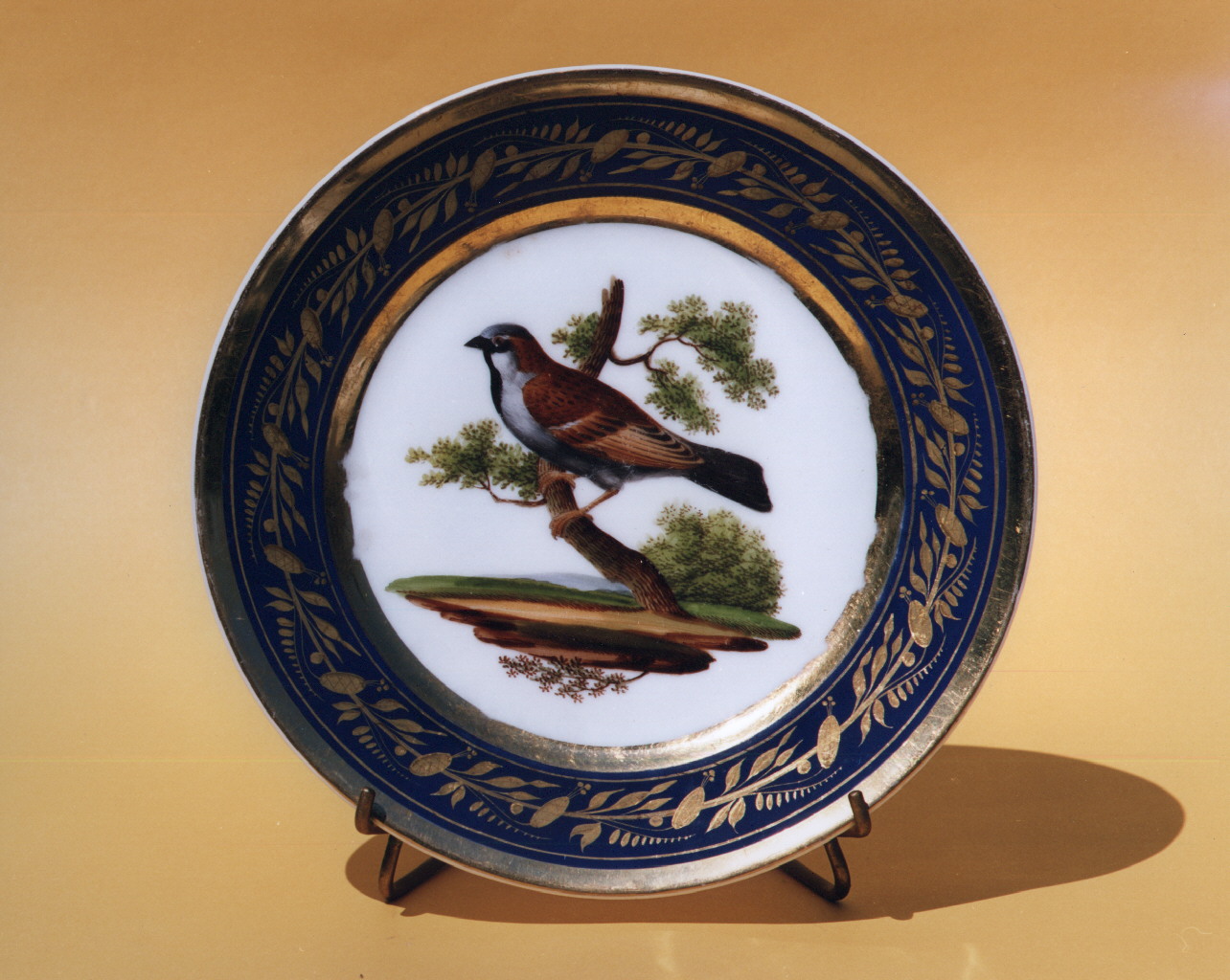 animali (piatto) - manifattura francese (sec. XIX)