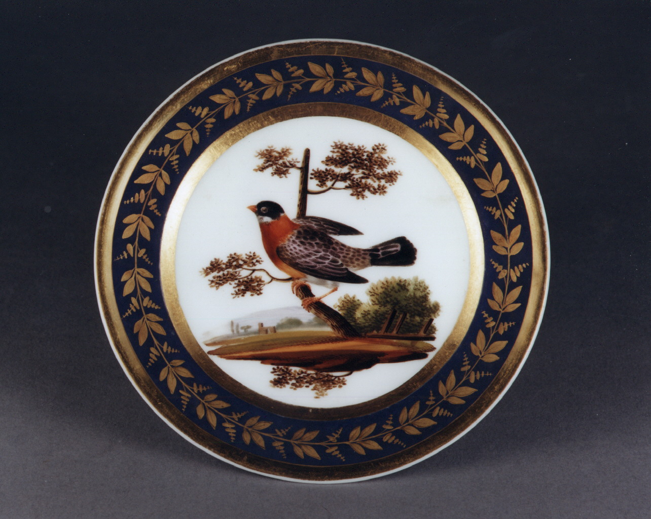 animali (piattino) - manifattura francese (sec. XIX)